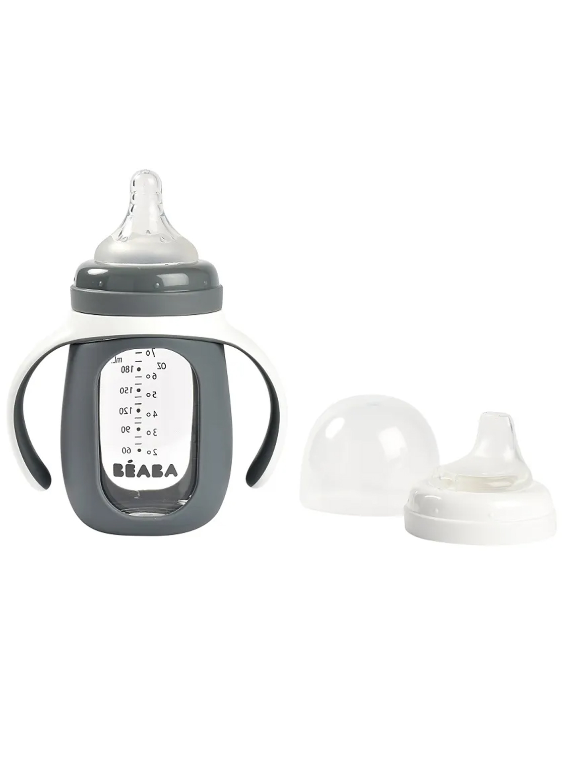 Поильник Beaba стеклянный 210 мл BIBERON VERRE/SIL 210ML
